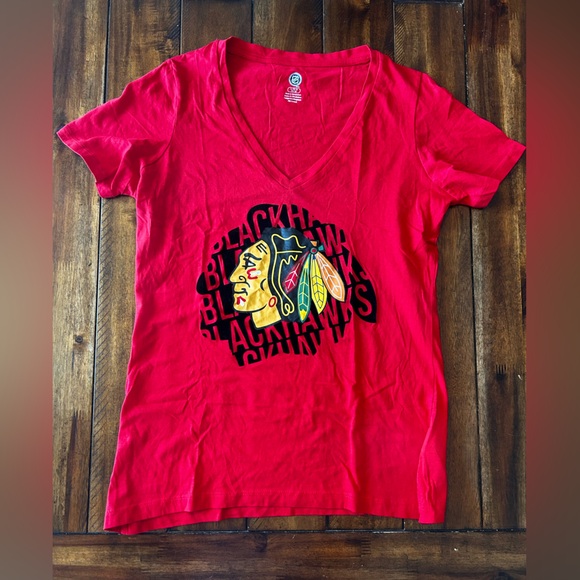 NHL Black Hawks Graphic T-Shirt - Picture 1 of 3